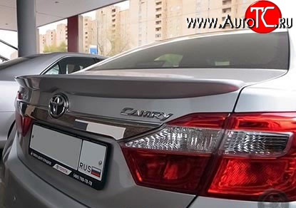 5 499 р. Лип спойлер Modellista Toyota Camry XV55 1-ый рестайлинг (2014-2017) (Неокрашенный)  с доставкой в г. Пермь