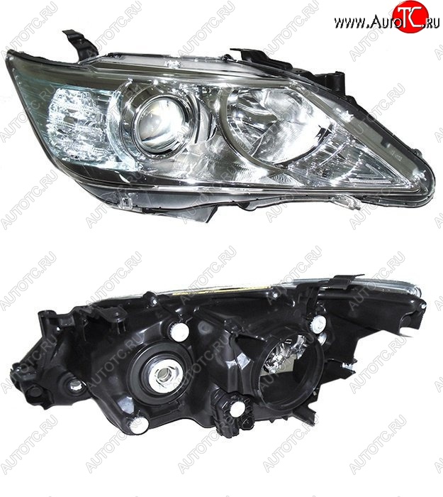 5 899 р. Правая фара SAT (под ксенон) Toyota Camry XV50 дорестайлинг (2011-2014)  с доставкой в г. Пермь