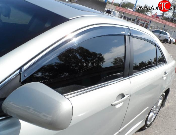 3 299 р. Дефлекторы окон (ветровики) Novline 4 шт Toyota Camry XV40 рестайлинг (2009-2011)  с доставкой в г. Пермь