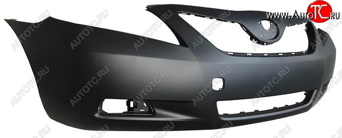 6 449 р. Передний бампер SAT Toyota Camry XV40 дорестайлинг (2006-2008) (Неокрашенный)  с доставкой в г. Пермь