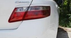 1 099 р. Реснички на фонари (рестайлинг) RA Toyota Camry XV40 рестайлинг (2009-2011) (Неокрашенные)  с доставкой в г. Пермь. Увеличить фотографию 3