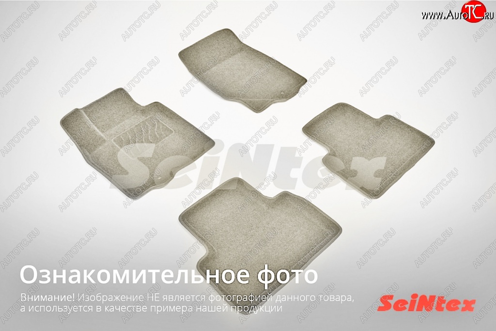 7 649 р. Износостойкие коврики в салон SeiNtex Premium 3D (ворсовые)  Toyota Camry  XV40 (2009-2011) рестайлинг  с доставкой в г. Пермь
