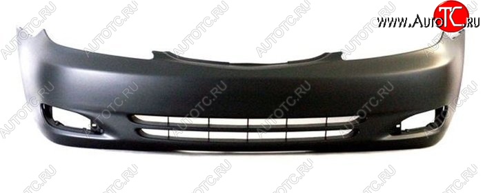 5 079 р. Передний бампер SAT (с отверстиями под ПТФ, пр-во Тайвань) Toyota Camry XV30 дорестайлинг (2001-2004) (Неокрашенный)  с доставкой в г. Пермь