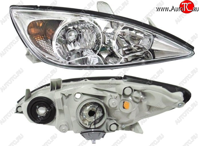 5 649 р. Правая фара SAT (длинное ухо) Toyota Camry XV30 дорестайлинг (2001-2004)  с доставкой в г. Пермь