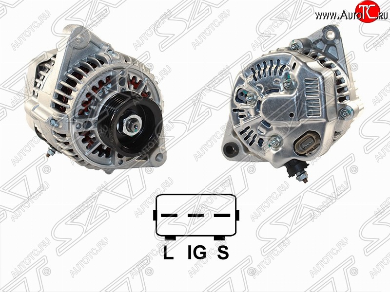8 999 р. Генератор (70A/ 12V) SAT Toyota Sprinter E110 дорестайлинг седан (1995-1997)  с доставкой в г. Пермь