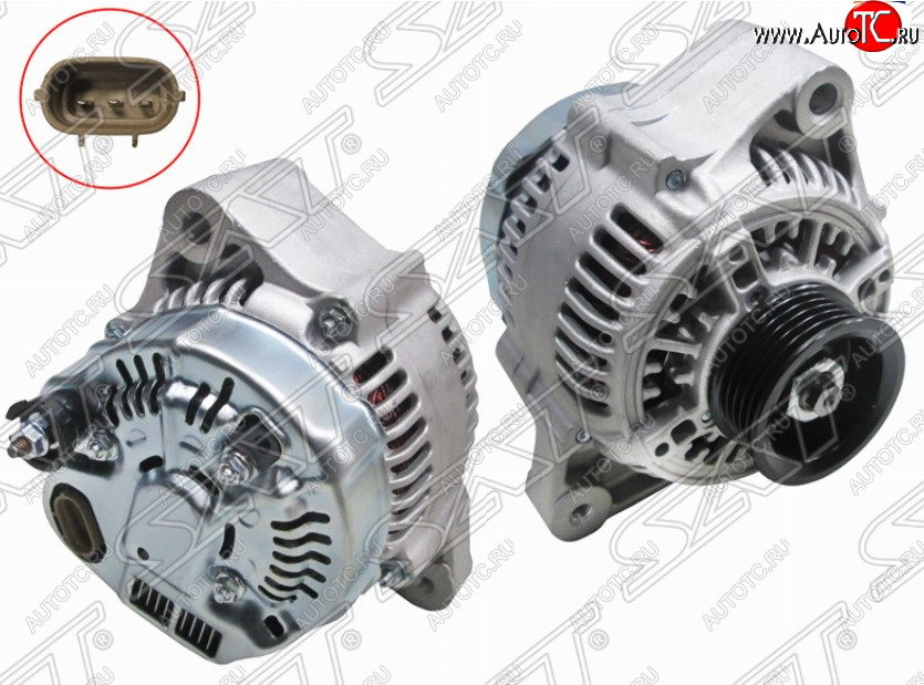 8 699 р. Генератор SAT (12V 80A 3/4/5SFE)  Toyota Carina ( T190,  Е210) - Celica  T210  с доставкой в г. Пермь