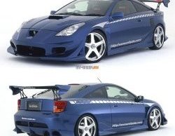 7 699 р. Задний бампер VeilSide Toyota Celica T230 (1999-2006)  с доставкой в г. Пермь. Увеличить фотографию 9