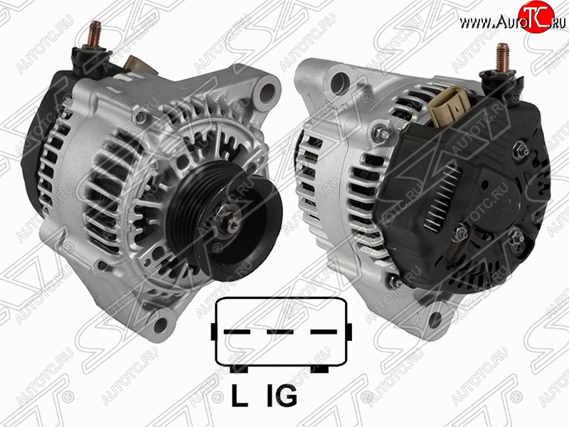 11 999 р. Генератор (1JZGE) SAT Toyota Cresta X100 рестайлинг (1998-2001)  с доставкой в г. Пермь