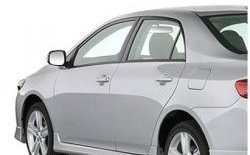 7 399 р. Пороги накладки CT Toyota Corolla E150 седан рестайлинг (2009-2013) (Неокрашенные)  с доставкой в г. Пермь. Увеличить фотографию 2