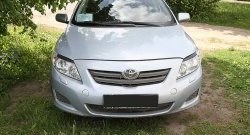 449 р. Реснички фар RA  Toyota Corolla  E140 (2007-2010) седан дорестайлинг (Неокрашенные)  с доставкой в г. Пермь. Увеличить фотографию 2
