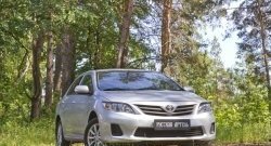 999 р. Реснички на фары RA Toyota Corolla E140 седан рестайлинг (2009-2013) (Неокрашенные)  с доставкой в г. Пермь. Увеличить фотографию 3