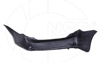 7 199 р. Бампер задний NSP Toyota Corolla E150 седан дорестайлинг (2006-2010) (Неокрашенный)  с доставкой в г. Пермь. Увеличить фотографию 3