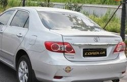 3 399 р. Лип спойлер АВТОКРАТ Toyota Corolla E150 седан рестайлинг (2009-2013) (Неокрашенный)  с доставкой в г. Пермь. Увеличить фотографию 2