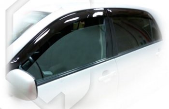 Дефлектора окон (Е121, 123, 124) CA-Plastic Toyota Corolla  E120 (2004-2007) хэтчбек рестайлинг