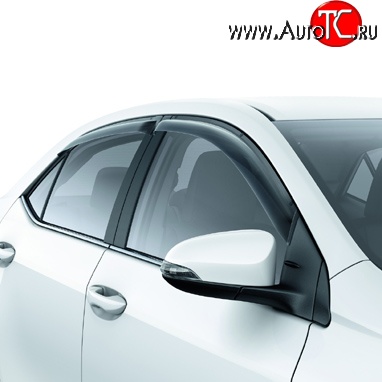 4 199 р. Дефлекторы окон (ветровики) 4 шт. (седан) Novline Toyota Corolla E180 дорестайлинг (2013-2016)  с доставкой в г. Пермь