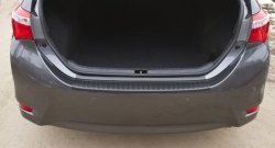 1 039 р. Защитная накладка на задний бампер RA Toyota Corolla E180 дорестайлинг (2013-2016)  с доставкой в г. Пермь. Увеличить фотографию 4