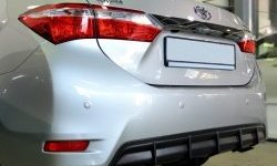 5 799 р. Диффузор заднего бампера Sport Toyota Corolla E180 дорестайлинг (2013-2016) (Неокрашенная)  с доставкой в г. Пермь. Увеличить фотографию 2