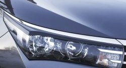 Реснички на фары RA Toyota Corolla  E180 (2013-2016) дорестайлинг
