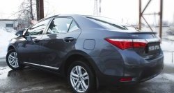 779 р. Реснички на фонари RA Toyota Corolla E180 дорестайлинг (2013-2016) (Неокрашенные)  с доставкой в г. Пермь. Увеличить фотографию 3