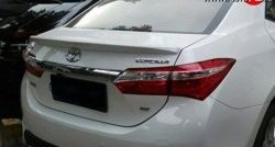 2 259 р. Лип спойлер M-VRS Toyota Corolla E180 дорестайлинг (2013-2016) (Неокрашенный)  с доставкой в г. Пермь. Увеличить фотографию 2