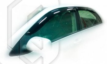 Дефлектора окон (E141) CA-Plastic Toyota Corolla Axio (E140) седан дорестайлинг (2006-2008)
