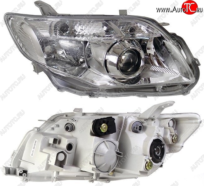 7 599 р. Правая фара SAT (под ксенон) Toyota Corolla Axio (E140) седан дорестайлинг (2006-2008)  с доставкой в г. Пермь