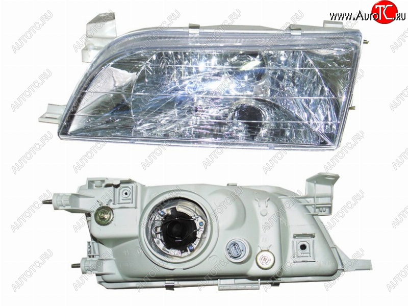 3 699 р. Левая фара SAT (хрусталь) Toyota Corolla E110 седан дорестайлинг (1997-2000)  с доставкой в г. Пермь