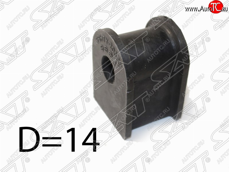 143 р. Резиновая втулка заднего стабилизатора (D=14) 4WD SAT Toyota Sprinter E100 дорестайлинг седан (1991-1993)  с доставкой в г. Пермь