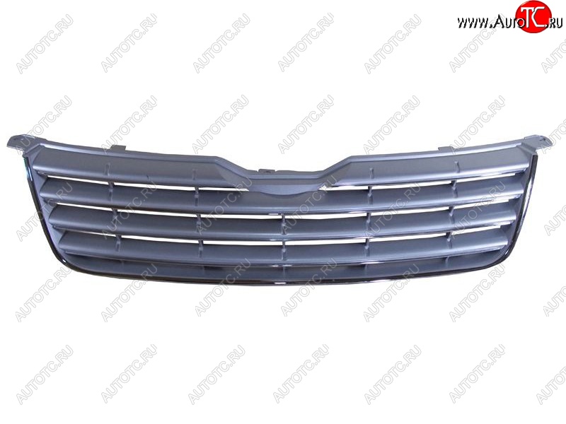 3 799 р. Решётка радиатора (с хромом) SAT Toyota Corolla E120 седан рестайлинг (2004-2007) (Неокрашенная)  с доставкой в г. Пермь
