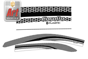 Дефлектора окон CA-Plastic Toyota Corolla  E120 (2004-2007) седан рестайлинг