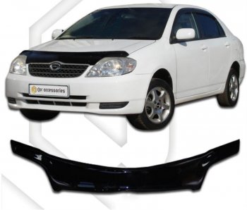 Дефлектор капота CA-Plastiс Toyota Corolla  E120 (2000-2004) седан дорестайлинг