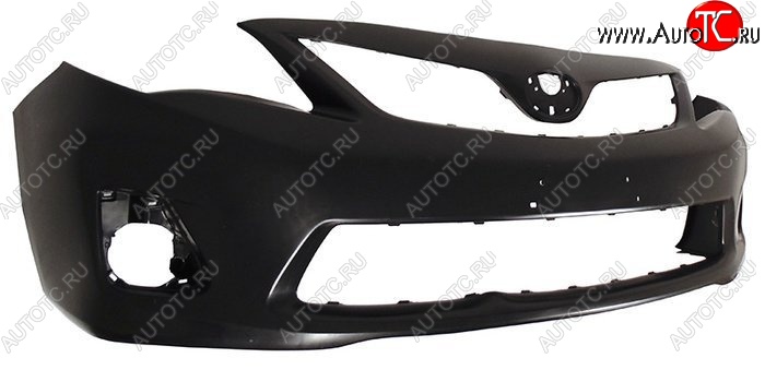 3 489 р. Бампер передний SAT  Toyota Corolla  E150 (2009-2013) седан рестайлинг (Неокрашенный)  с доставкой в г. Пермь
