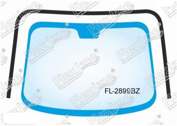 Молдинг лобового стекла FlexLine Toyota Corolla E150 седан дорестайлинг (2006-2010)