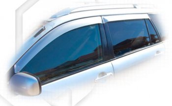 Дефлектора окон (E121-124) CA-Plastic Toyota Corolla Fielder E120 универсал дорестайлинг (2000-2002)