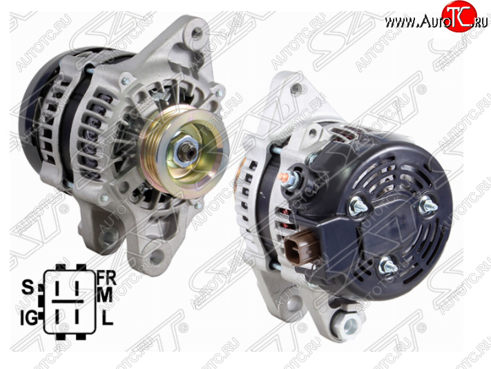 11 799 р. Генератор SAT (12V/70A) Toyota Corolla Fielder E120 универсал 2-ой рестайлинг (2004-2006)  с доставкой в г. Пермь