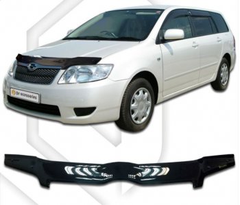 Дефлектор капота CA-Plastiс Toyota Corolla Fielder  E120 (2004-2006) универсал 2-ой рестайлинг