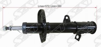 Левый амортизатор задний SAT Toyota Sprinter E110 дорестайлинг седан (1995-1997)