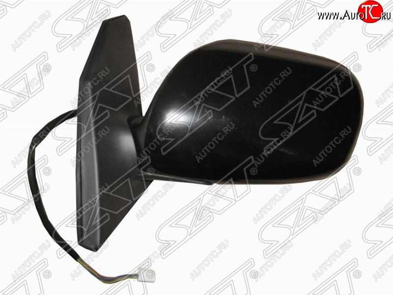 4 289 р. Левое боковое зеркало заднего вида SAT (обогрев, 5 контактов) Toyota Corolla E120 седан дорестайлинг (2000-2004) (Неокрашенное)  с доставкой в г. Пермь