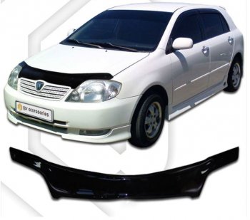 Дефлектор капота CA-Plastiс Toyota Allex  E12# (2002-2004) рестайлинг