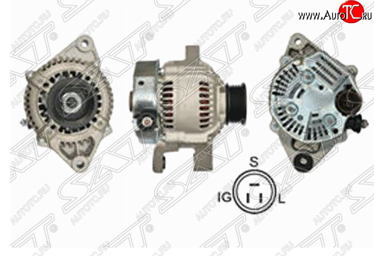 8 499 р. Генератор SAT (12V/70A, 5AFE)  Toyota Corolla Levin  EA100 - Sprinter  E100  с доставкой в г. Пермь