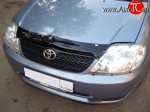 4 599 р. Дефлектор капота NovLine Toyota Corolla E120 седан дорестайлинг (2000-2004)  с доставкой в г. Пермь