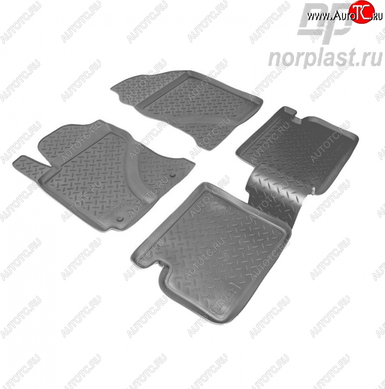 2 199 р. Комплект ковриков в салон Norplast Toyota Corolla E120 седан дорестайлинг (2000-2004)  с доставкой в г. Пермь