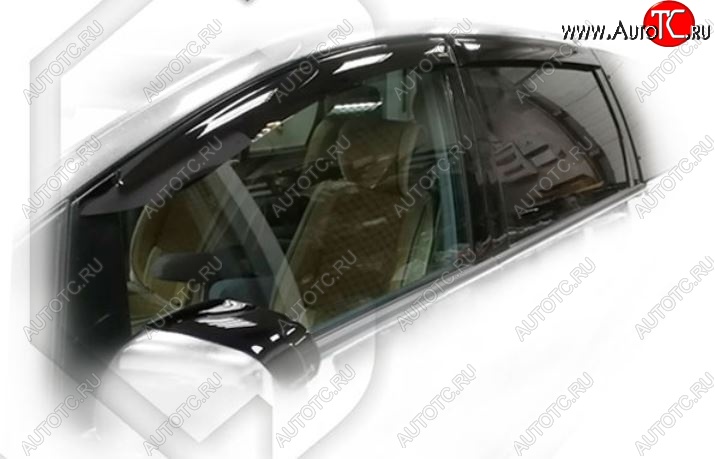 2 079 р. Дефлектора окон CA-Plastic Toyota Estima AHR10,XR30, XR40 (2000-2006) (Classic полупрозрачный, Без хром.молдинга)  с доставкой в г. Пермь