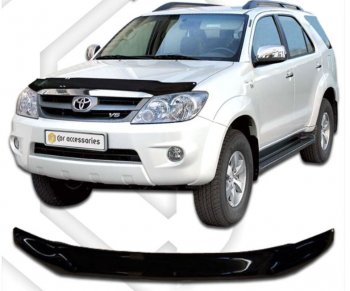 Дефлектор капота CA-Plastiс Toyota Fortuner  AN50/AN60 (2004-2008) дорестайлинг