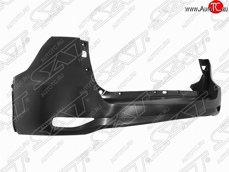 11 899 р. Задний бампер SAT Toyota Fortuner AN160 дорестайлинг (2015-2020) (Неокрашенный)  с доставкой в г. Пермь