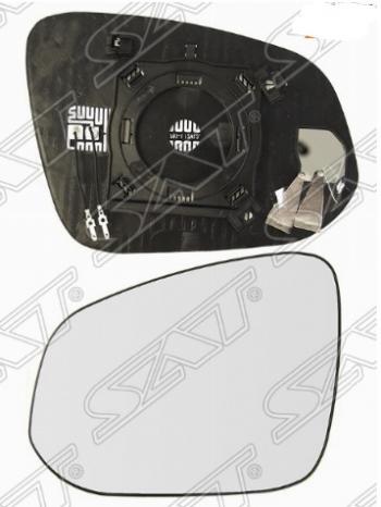Левое полотно зеркала SAT (сферическое с обогревом) Toyota RAV4 XA40 5 дв. дорестайлинг (2012-2015)