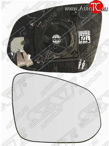 1 069 р. Правое полотно зеркала SAT (сферическое с обогревом) Toyota RAV4 XA40 5 дв. дорестайлинг (2012-2015)  с доставкой в г. Пермь