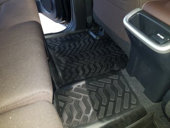 1 999 р. Комплект ковриков в салон Aileron 3D  Toyota Fortuner  AN160 (2015-2025) дорестайлинг, рестайлинг  с доставкой в г. Пермь. Увеличить фотографию 4