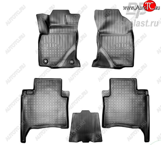 3 069 р. Коврики салонные Noplast  Toyota Fortuner  AN160 (2015-2025) дорестайлинг, рестайлинг  с доставкой в г. Пермь