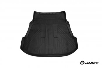 Коврик 3D багажника Element (полиуретан) Toyota Fortuner AN160 рестайлинг (2020-2025) (Черный)